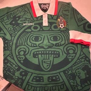 Green Aztec Design Men's Jersey